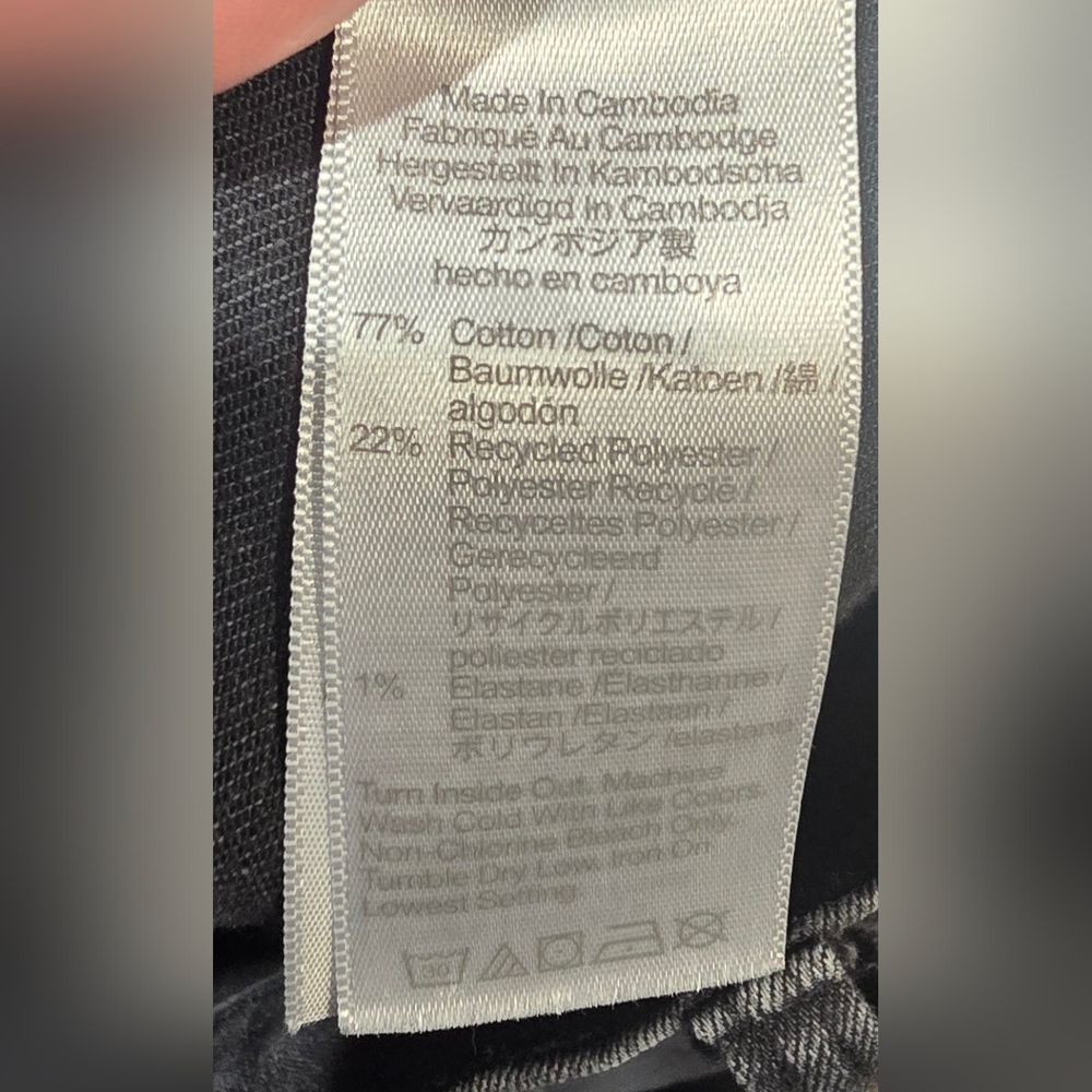 Madewell Roadtripper Skinny Flare With Split Hem In Black Size 29 - Picture 9 of 9